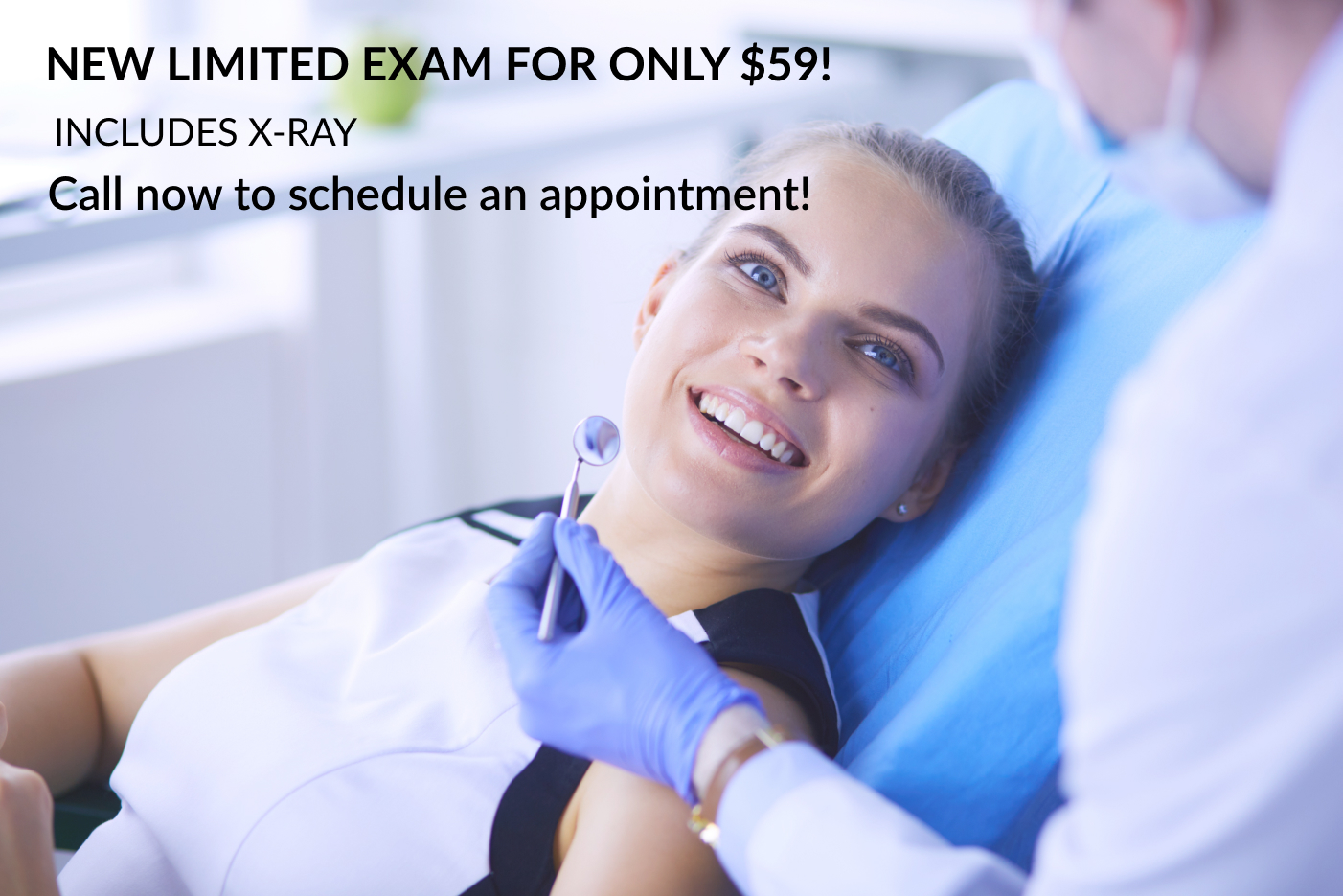 New Patient Exam for only $59